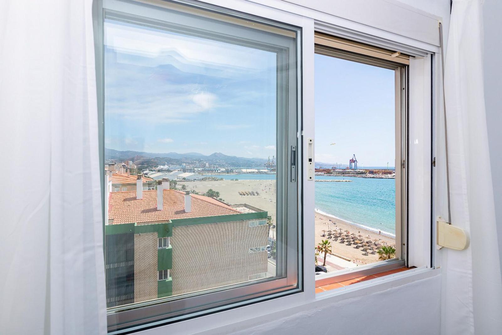 Impresionante Vista Al Mar - Elegante Apartamento Málaga Eksteriør bilde